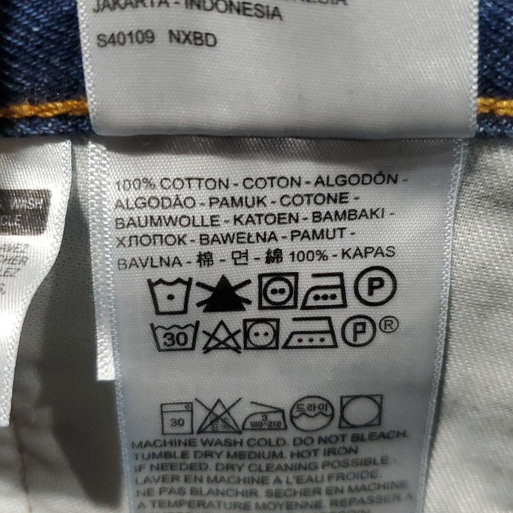 Levi's 550 Relaxed Straight Jeans Classic Fit Size 40x30 - Picture 13 of 13
